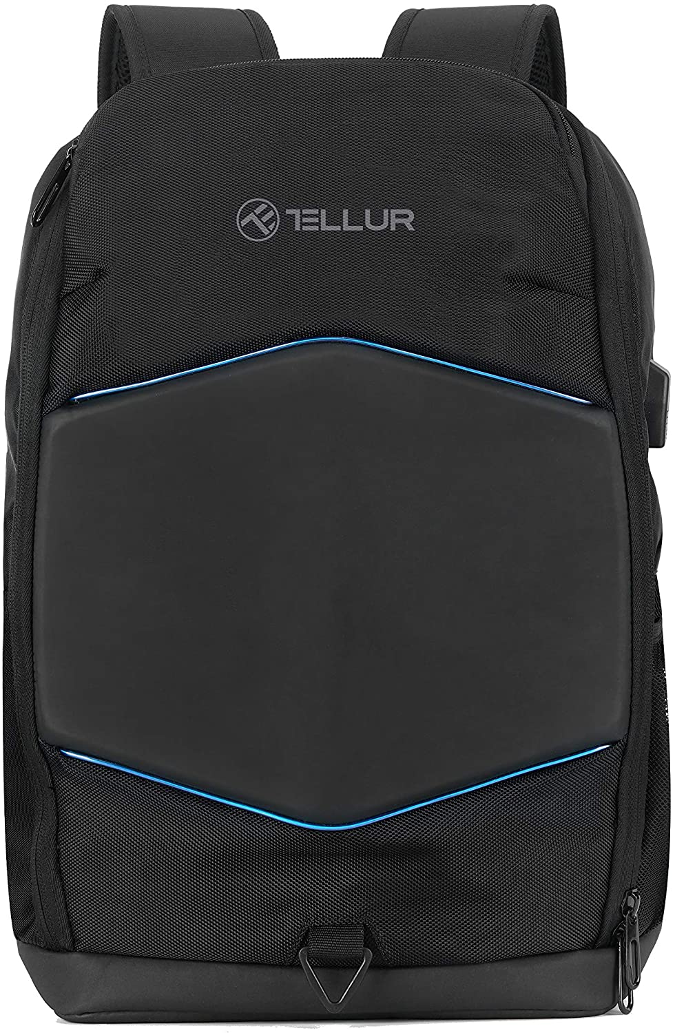 Laptop backpack Tellur with lighting, USB 15.6" black