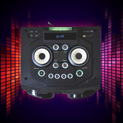 Bluetooth Skaļrunis ar Karaoke, 100W, Bluetooth 4.2, FM Radio, Manta SPK5520 Cube