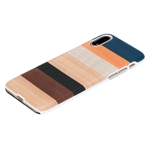 Smartphone cover iPhone XR white natural wood, MAN&amp;WOOD