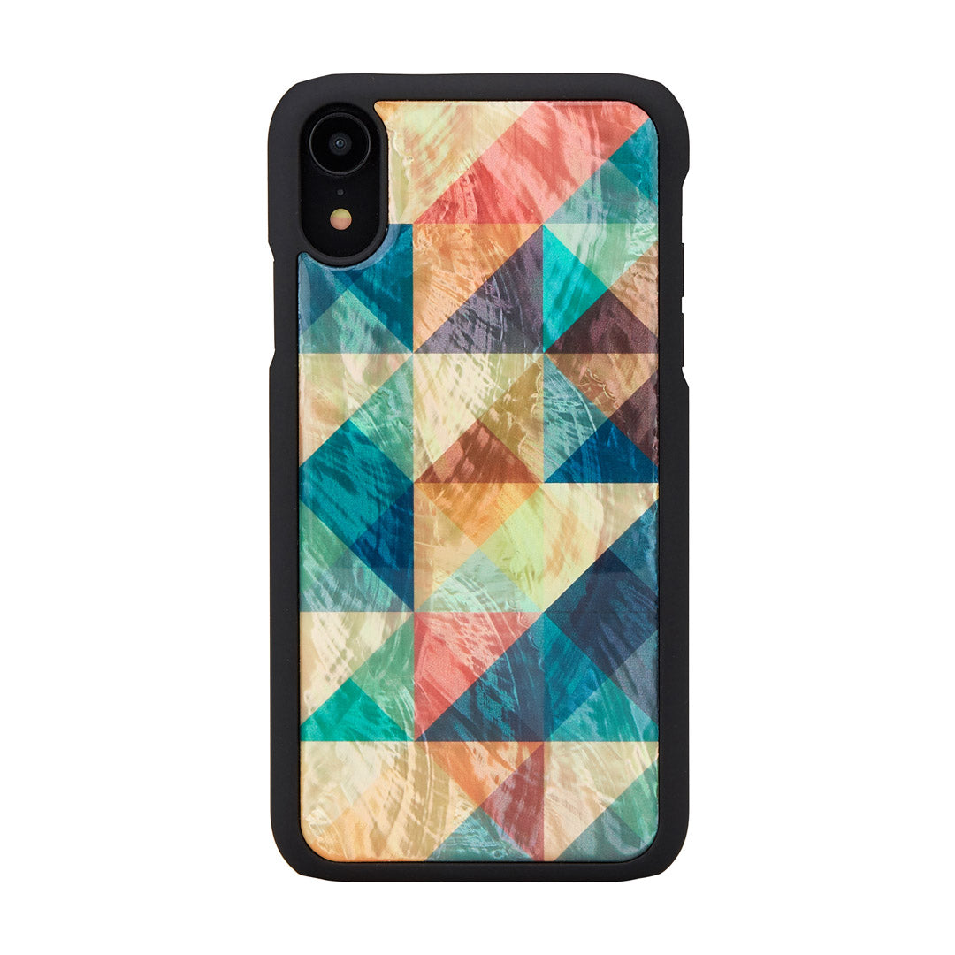 iPhone XR Mosaic Black iKins Smartphone Protective Cover