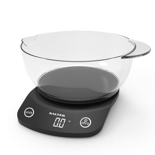 Salter 1074 BKDREU16 Vega Digital Kitchen Scale with Bowl