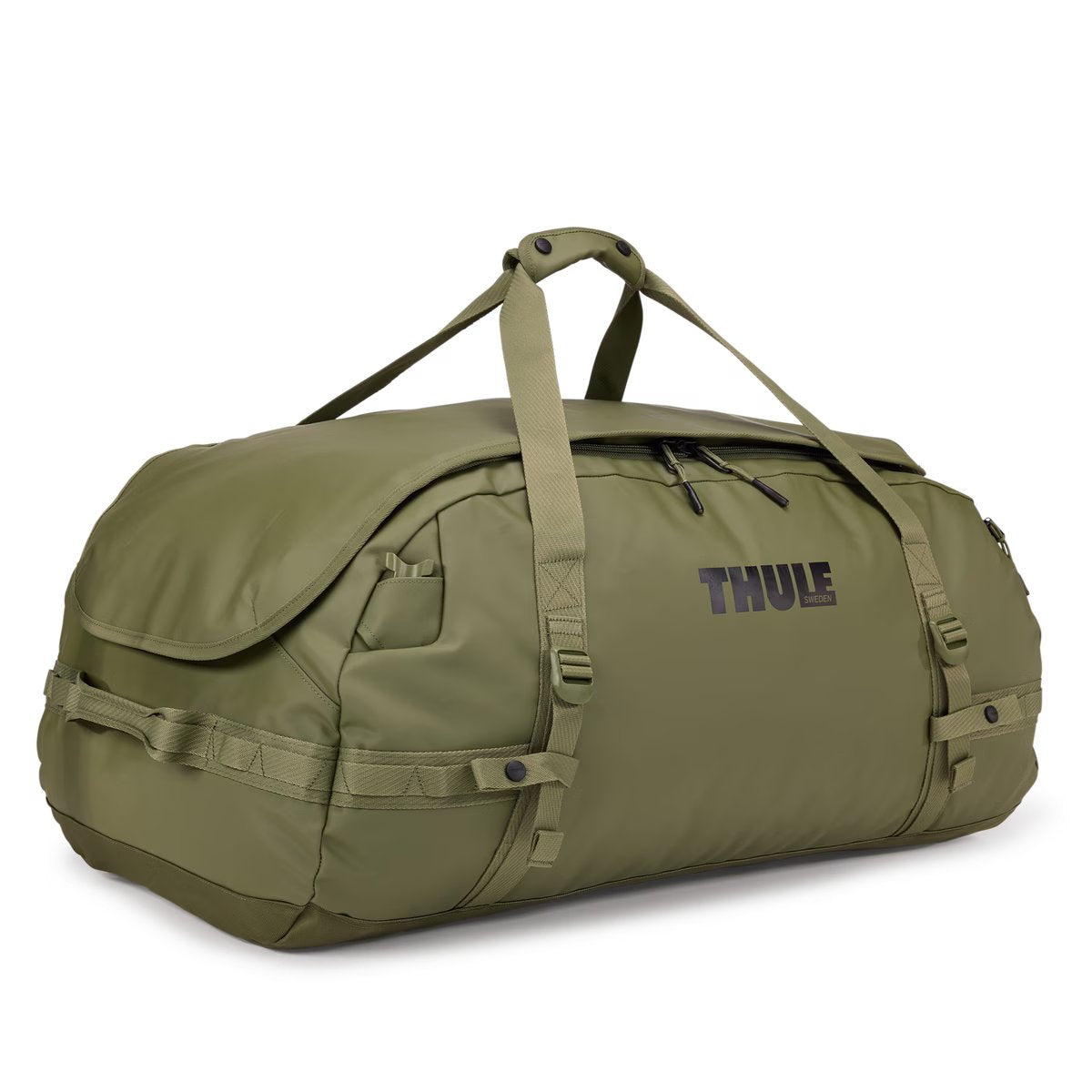 Duffel with backpack function Thule Chasm 90L Olivine