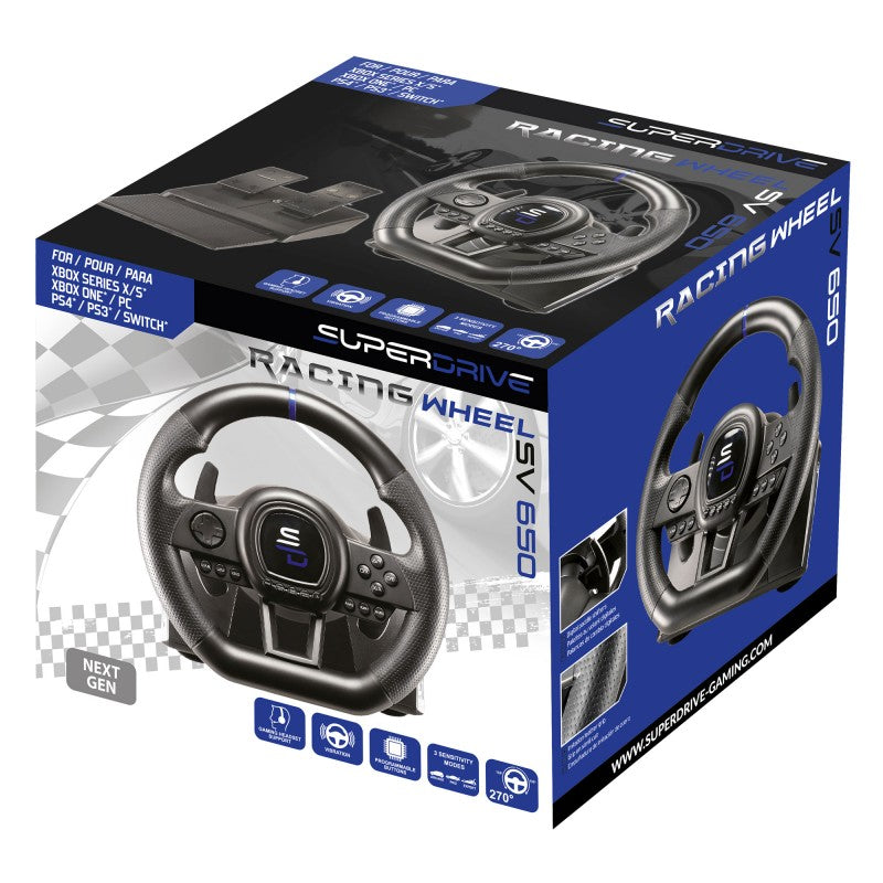 Racing steering wheel with double vibration Subsonic Superdrive SV 650