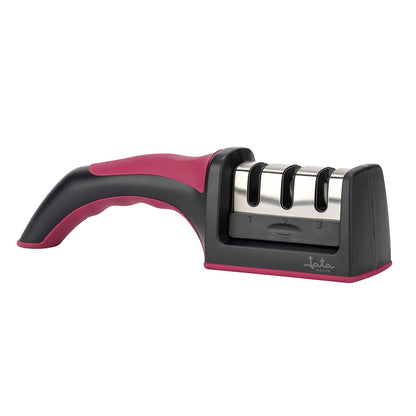 Knife sharpener with non-slip base and handle Jata HACC4541