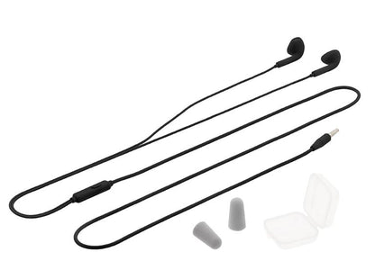 Tellur Fly In-Ear Headphones, Black - Ergonomic Design and Clear Sound