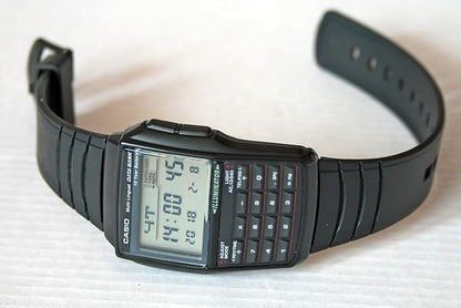 CASIO Vintage Data Bank Digital Watch Mens DBC-32-1AES Black