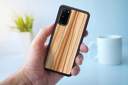 Samsung Galaxy S20 natural wood and polycarbonate cover MAN&amp;WOOD