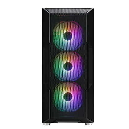 Компьютерный корпус с RGB-вентиляторами, 4 шт., Zalman I3 NEO Black