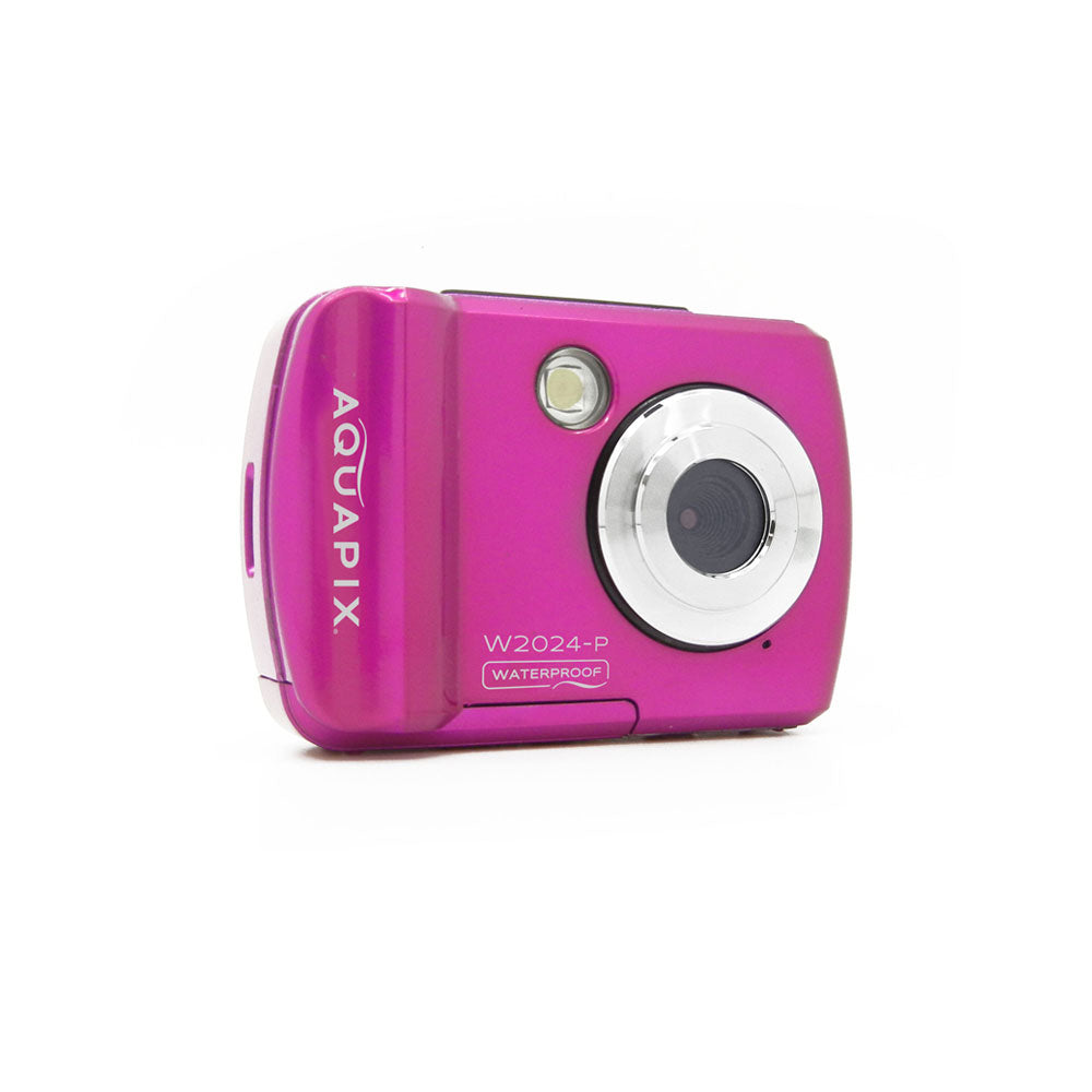 Digital underwater camera for water Aquapix W2024 Splash pink