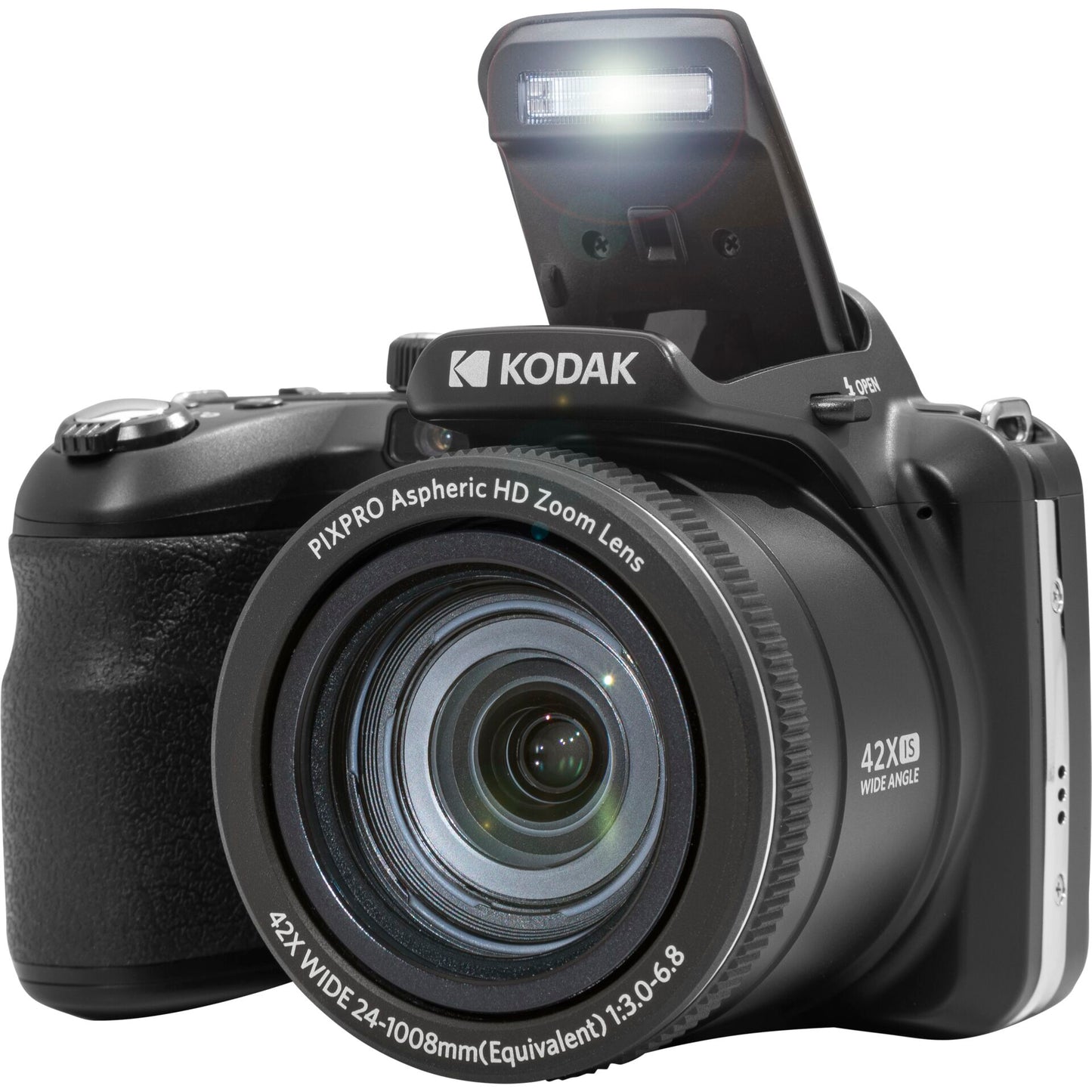 Digital Camera with 42x Zoom and HD Video, Kodak AZ425 Black