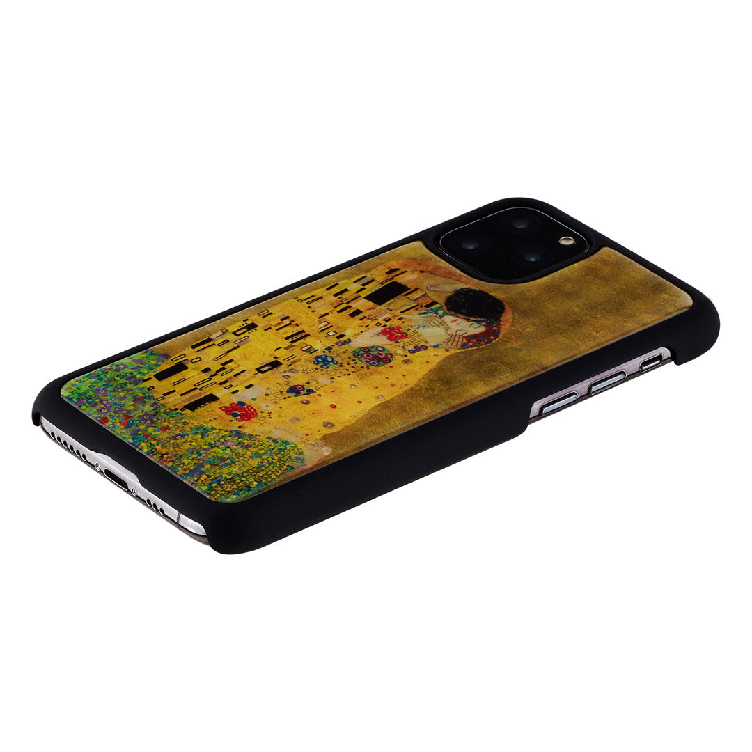 Smartphone case iPhone 11 Pro, black mother of pearl