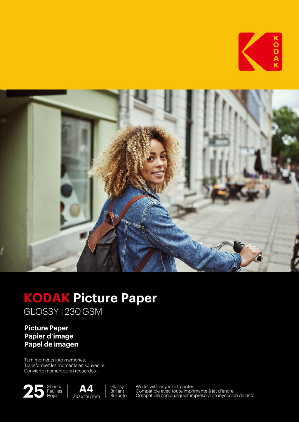 Kodak Picture Paper 230g 11.8 mil Glossy A4x25 (9891266)