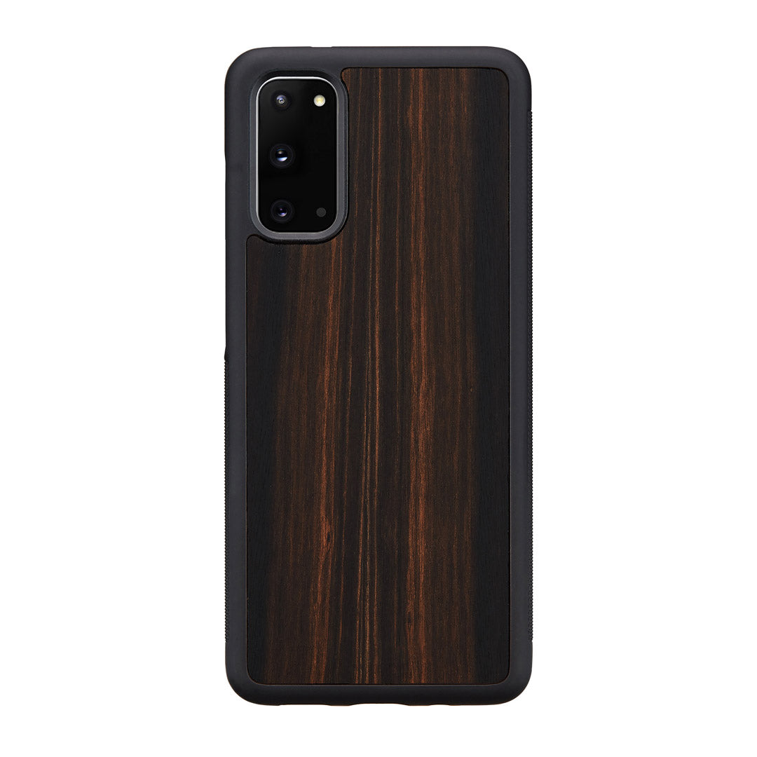 Samsung Galaxy S20 koka korpuss MAN&WOOD, melns