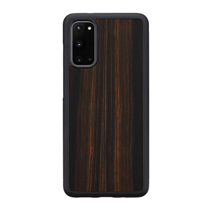 Samsung Galaxy S20 koka korpuss MAN&WOOD, melns