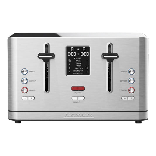 Tosteris Gastroback 42396 Design Toaster Digital 4S, 4 šķēles