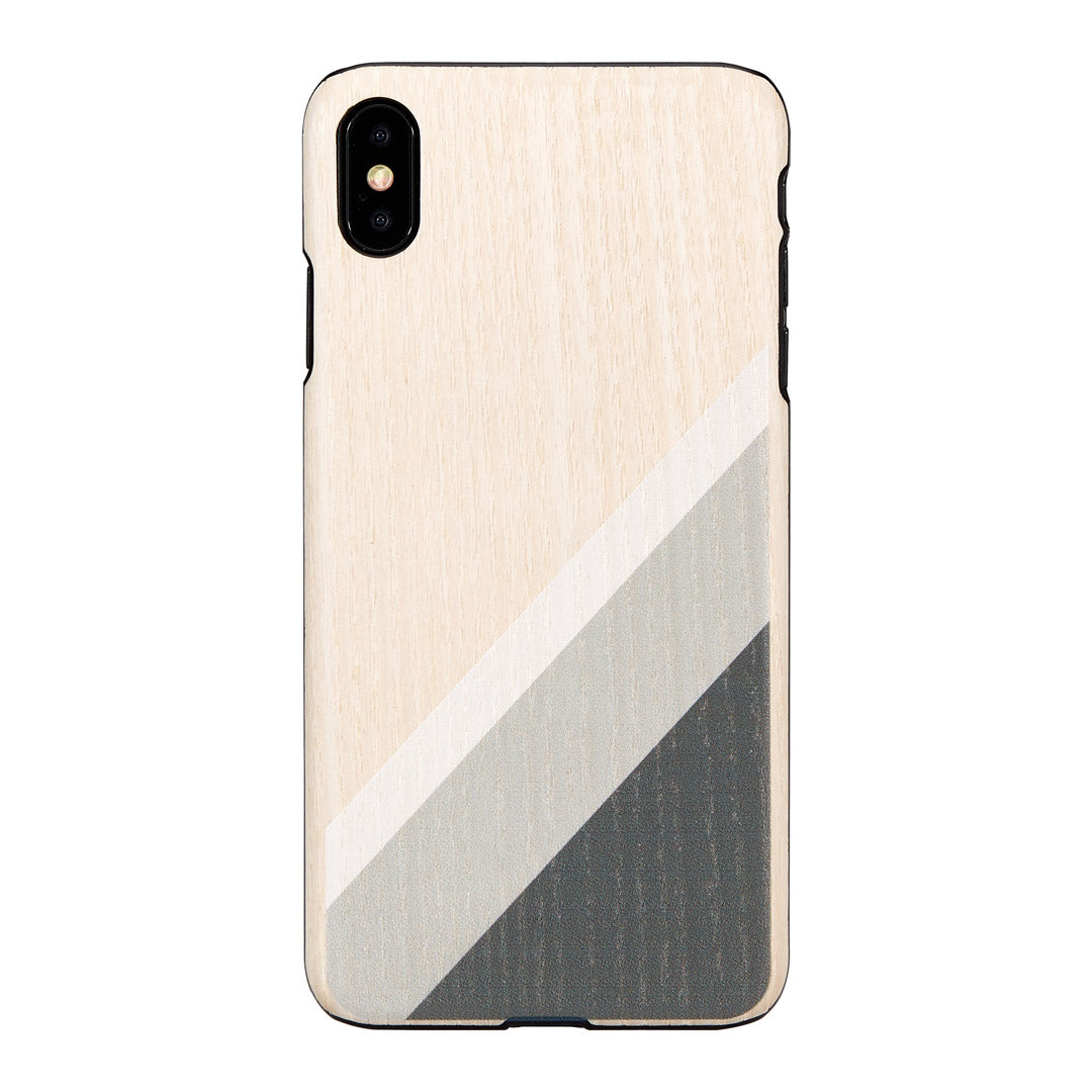 Smartphone cover iPhone XS Max gray-black from MAN&amp;WOOD