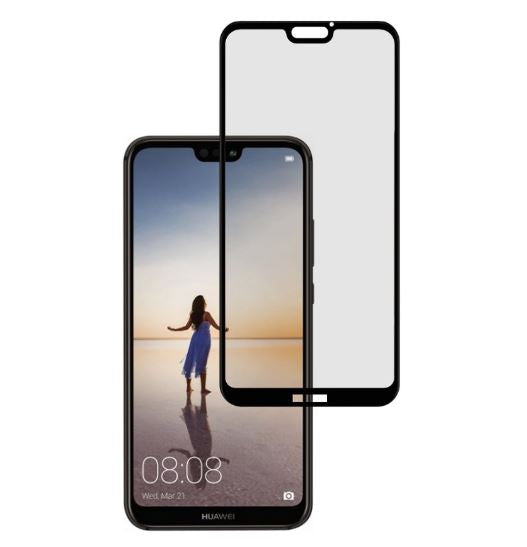 Tempered Glass Protective Film 3D Huawei P20 Lite, Tellur, black