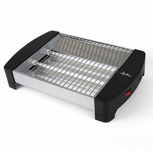 Stainless steel toaster with quartz bars Jata JETT1587 - large baking surface, 400W