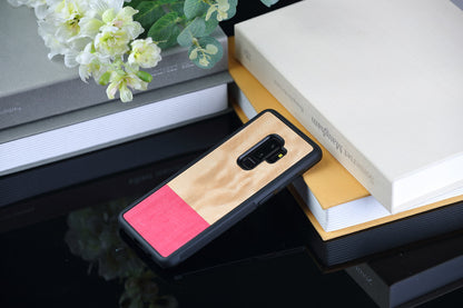 Viedtālruņa vāciņš no dabīgā koka Samsung Galaxy S9+ MAN&WOOD