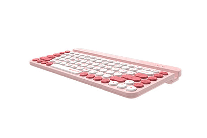 Bezvadu tastatūra ar QuietKey tehnoloģiju A4Tech FStyler FBK30 Raspberry