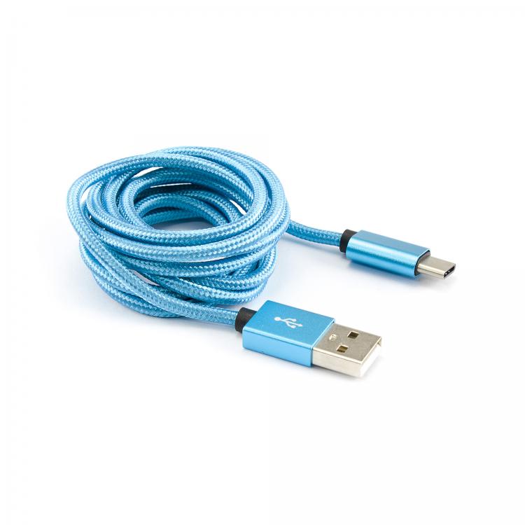 Sbox USB-&gt;Type CM/M 1.5m CTYPE-1.5BL Blue