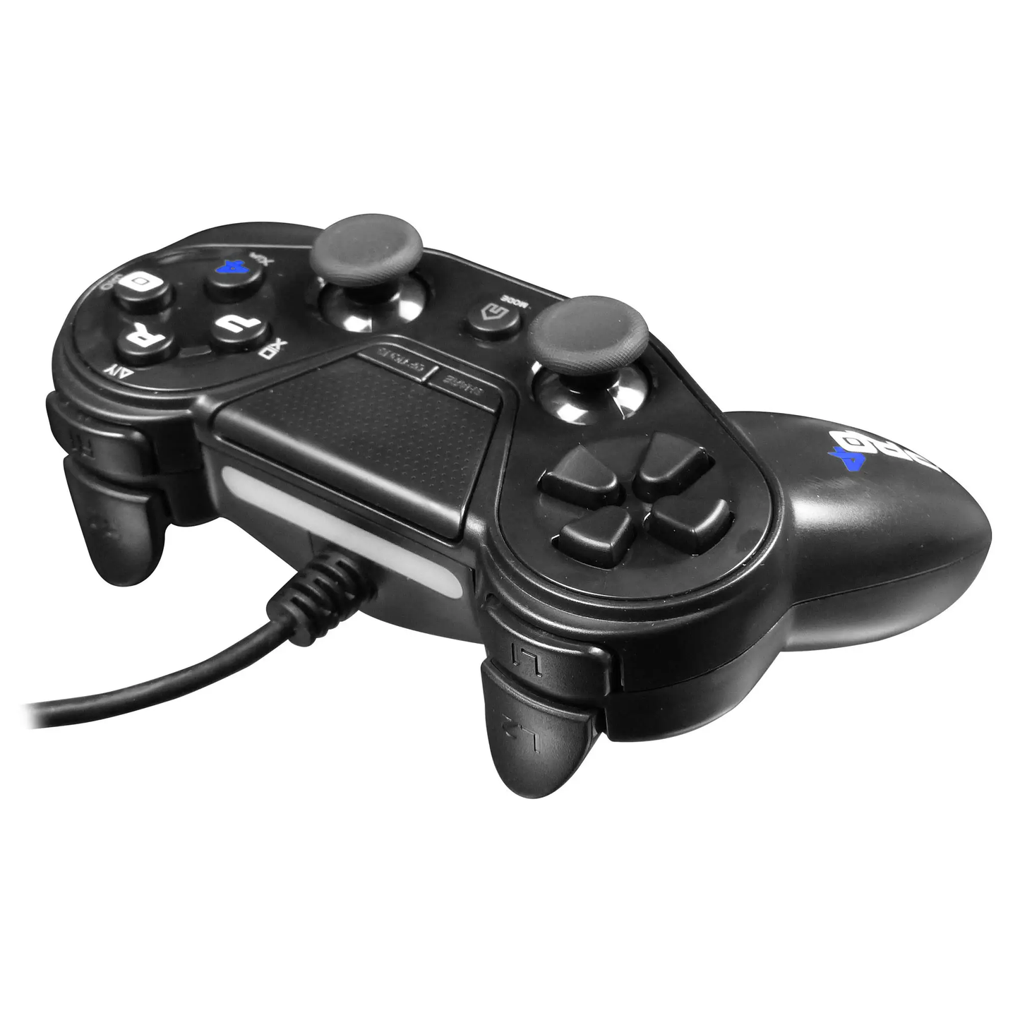 Wired Controller with 3m Cable for PS4, PS3 and PC, Subsonic Pro 4, Black