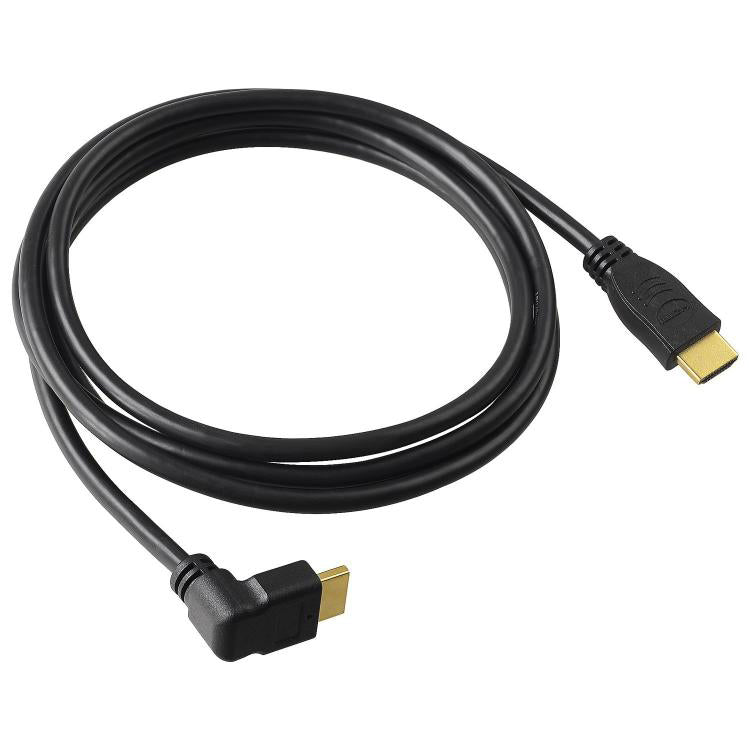 HDMI Kabelis 1.5m 90° ar 24K Apzeltītiem Spraudņiem Sbox HDMI-90-15