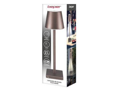 Rechargeable table lamp with touch switch Beper P201UTP103