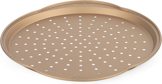 Pizza pan gold 37cm with non-stick coating Russell Hobbs