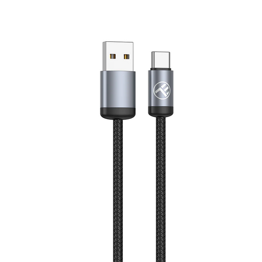 Кабель Tellur Minimalist USB-Type-C 3A, 1 м, черный