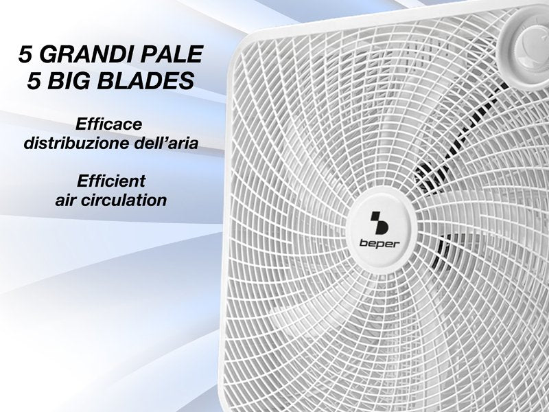 Industriālais grīdas ventilators Beper P206VEN550 ar modernu dizainu