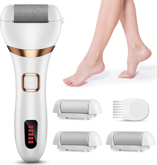 Foot polisher. electric, rechargeable foot file, device, scrubber. Foot set.
