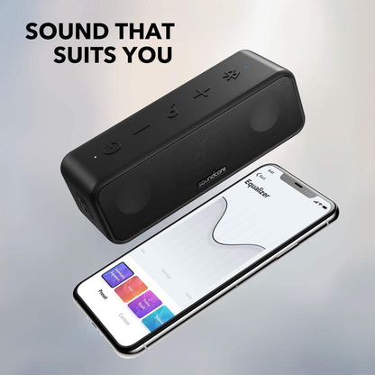 Компактная Bluetooth-колонка с сильными басами — Anker Soundcore 3