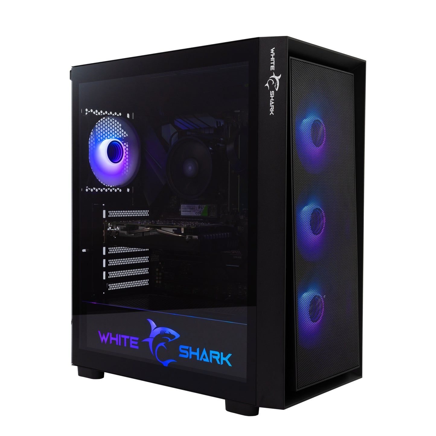 Datora korpuss ar RGB ventilatoriem, White Shark WARHEAD 3