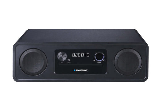 Аудиосистема Bluetooth Blaupunkt MS20BK — воспроизведение CD/MP3/WMA, FM-радио с 40 станциями, порт USB, выходная мощность 120 Вт