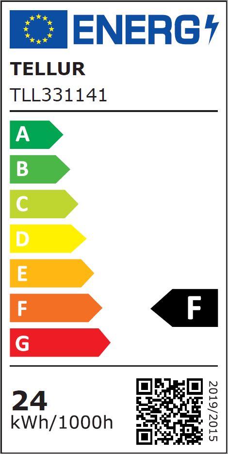 Kvadrātveida WiFi LED Griestu Gaisma 24W, Tellur