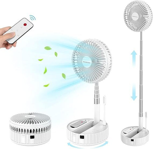 Fan Folding Fan P11. Adjustable. length up to 1020 mm. With remote control.