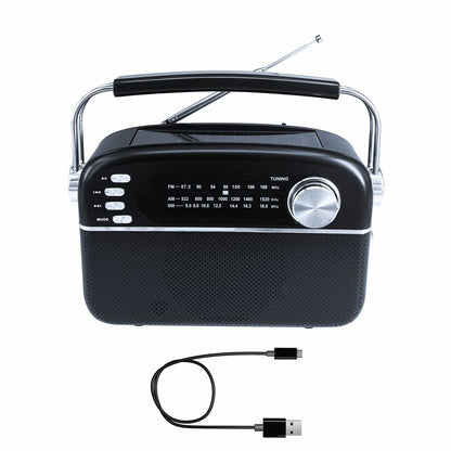 Portable Bluetooth radio with MP3 playback, Manta RDI918B