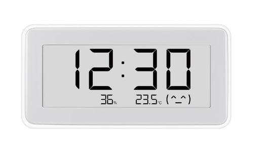 Часы Xiaomi Mi с монитором температуры и влажности, белые (BHR5435GL)