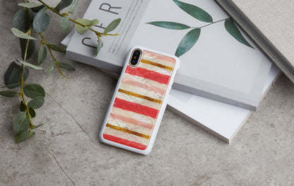 Smartphone cover for iPhone XS/S, short cake, white, iKins