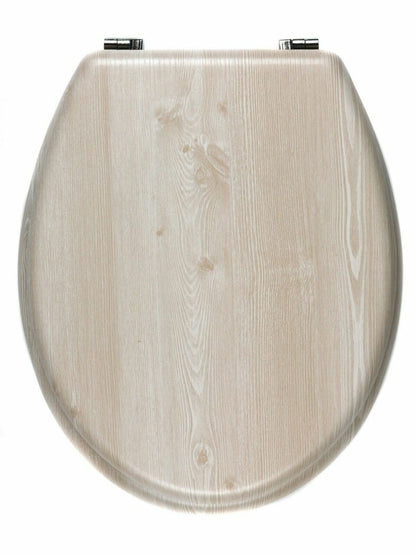 PVC veneer toilet seat, moisture resistant, Beldray LA033710WOKEU7