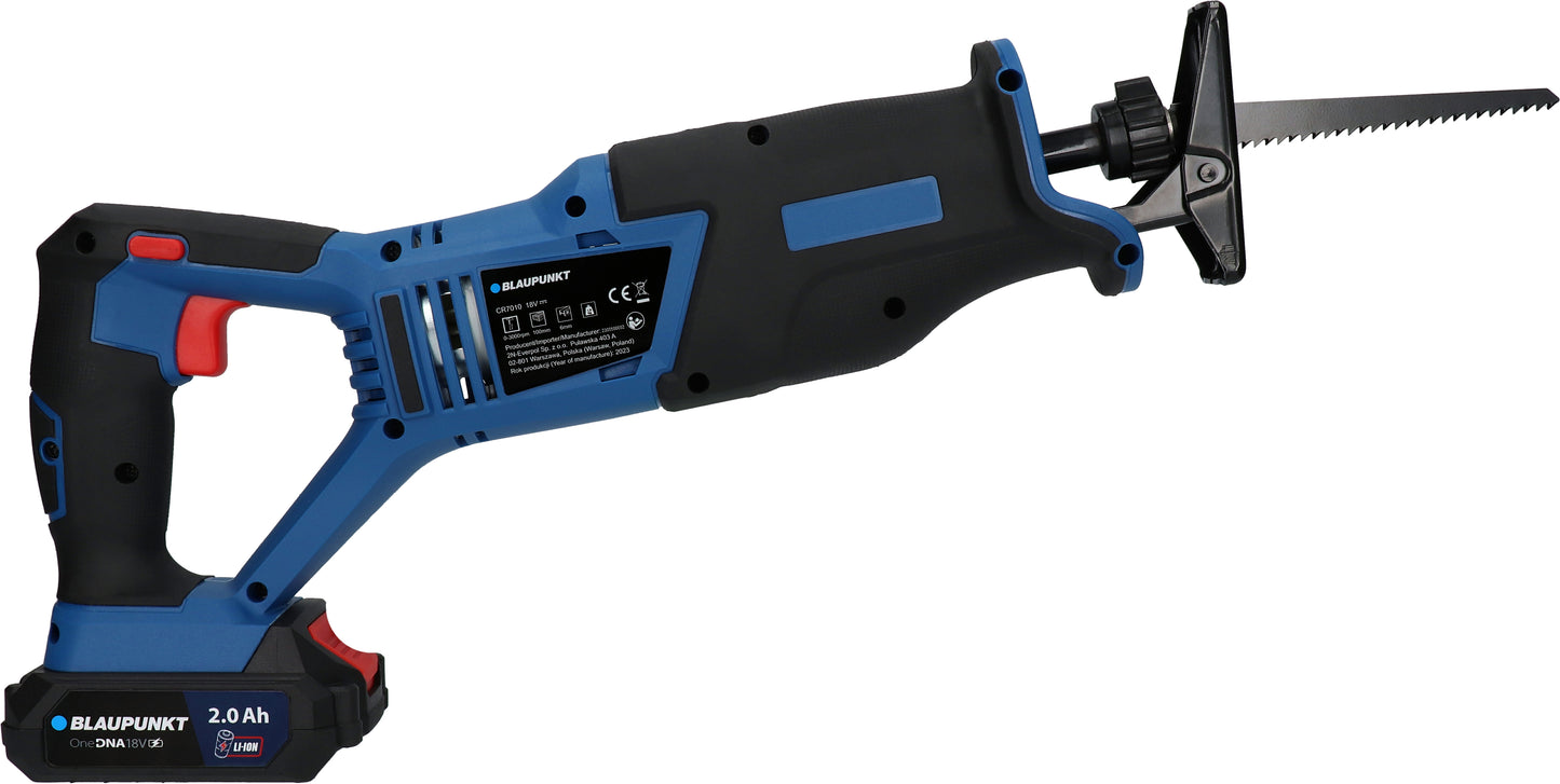 Reciprocējošais zāģis ar SDS asmeņu sistēmu Blaupunkt CR7010