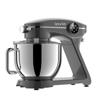 Stacionārais mikseris 6.5L, 1800W, Lovio ChefMaster Gray