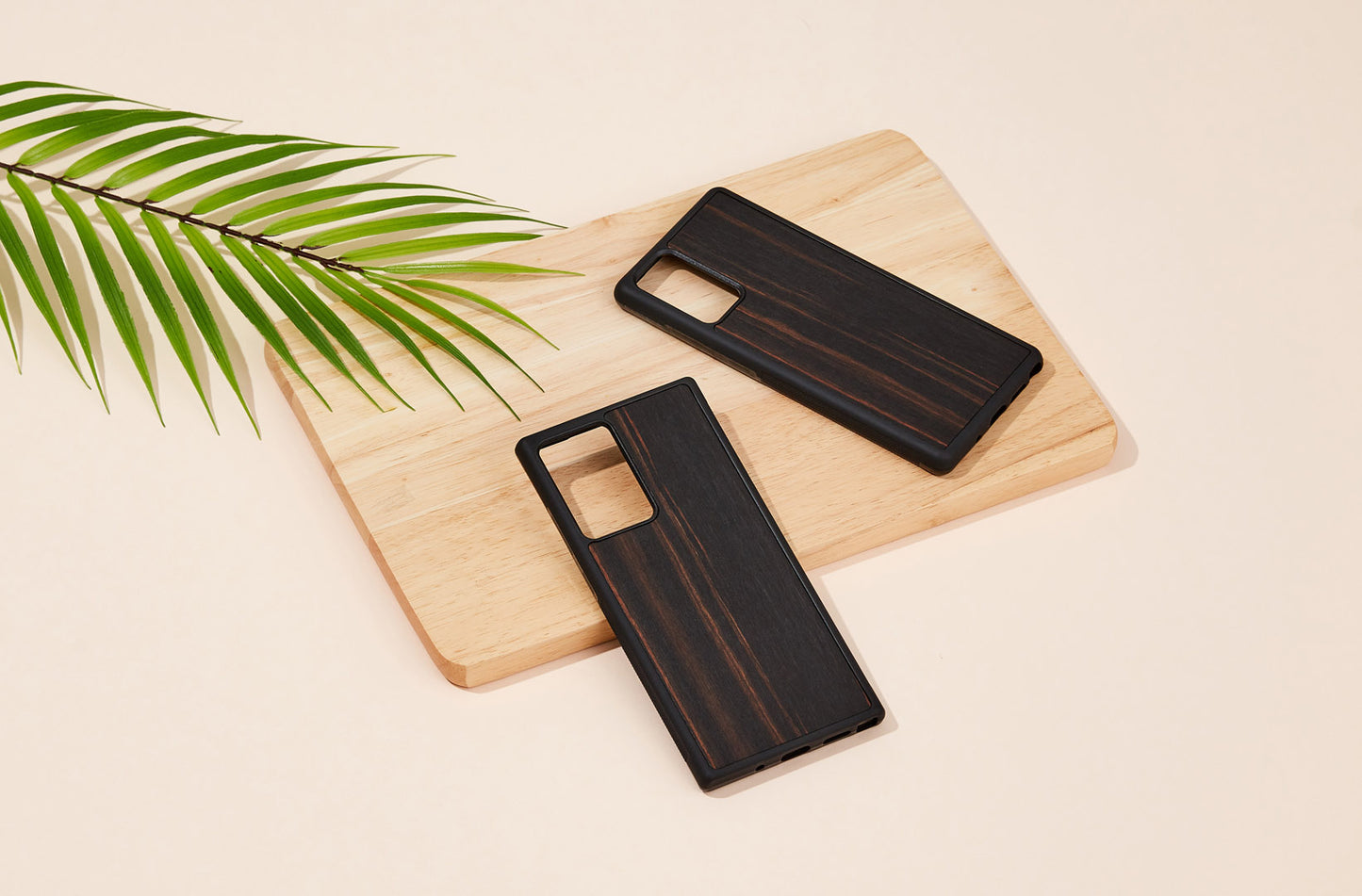 Galaxy Note20 natural wood case ebony black - MAN&amp;WOOD