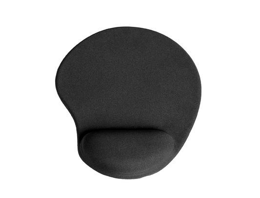 Gel mouse pad with palm support, Tracer 42183 Gel Black, ergonomic design