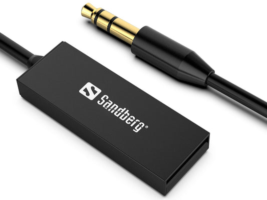 Аудиоадаптер Bluetooth Sandberg 450-11 — беспроводное соединение с усилителем, вход AUX