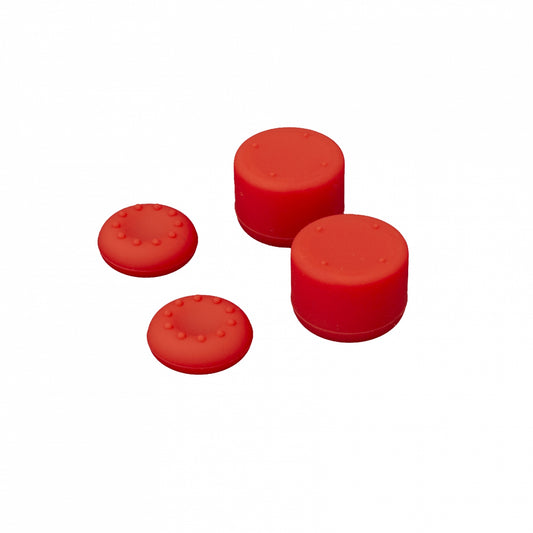 White Shark PS5-817 Wheezer Red Silicone Thumb Grips for PS5 Controller, Red