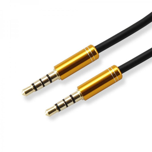 AUX Cable with Gold Coating 3.5mm, 1.5m - Sbox 3535-1.5G 