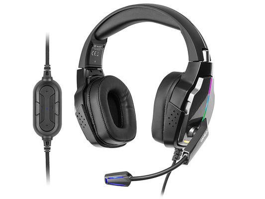 Gaming Headset with RGB Lighting and 7.1 Sound Tracer 46955