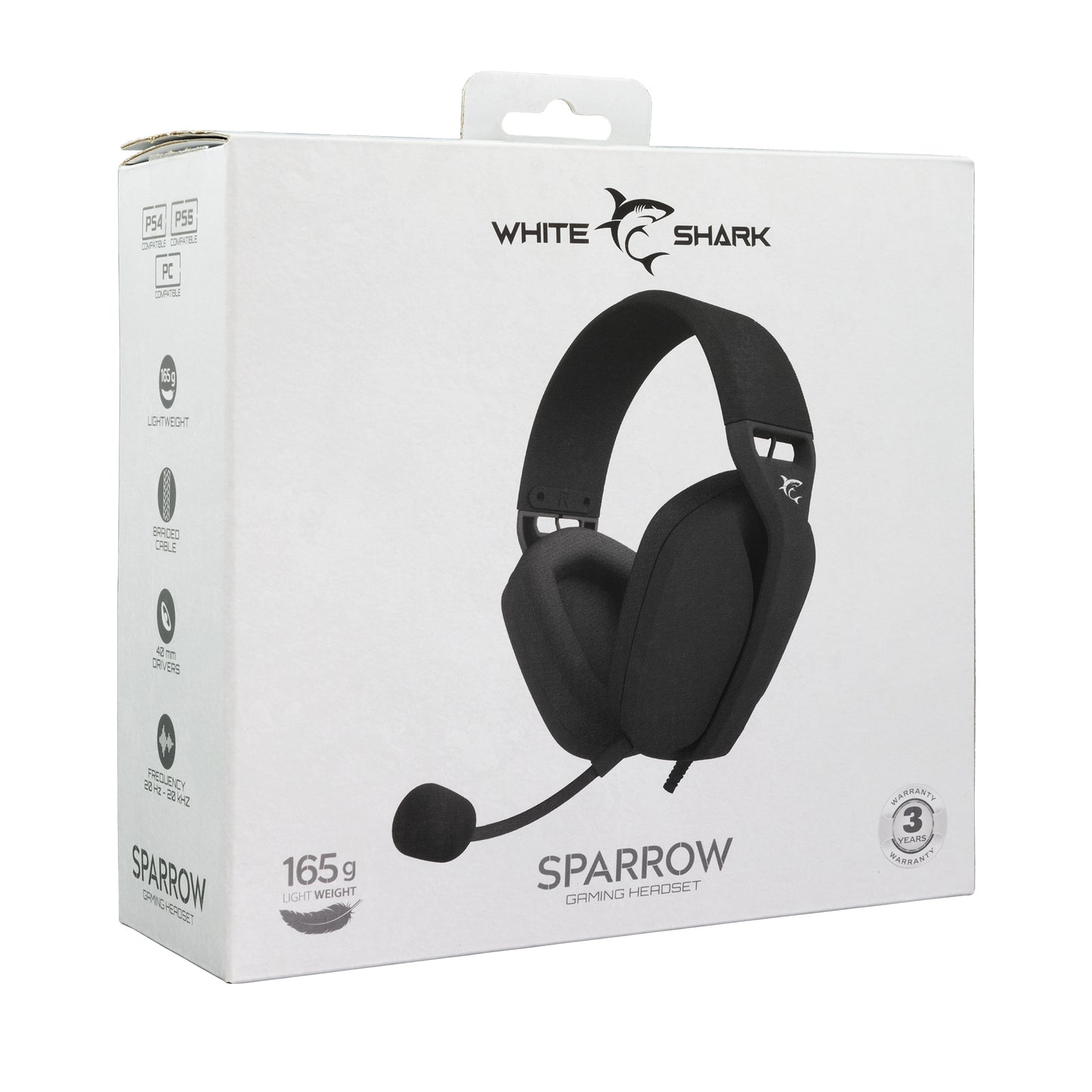 Игровая гарнитура со съемным микрофоном White Shark GH-2443 Sparrow